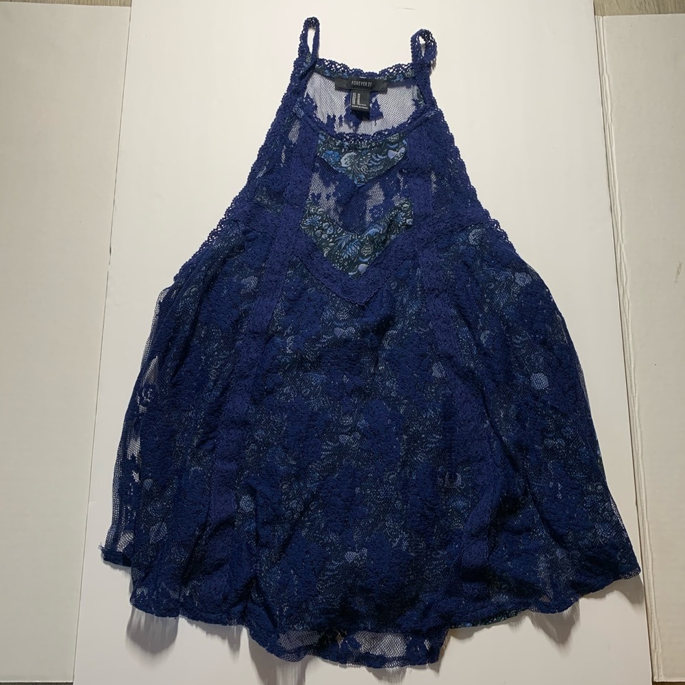 Forever 21 Lacey Summer Flowy, Floral Sleeveless